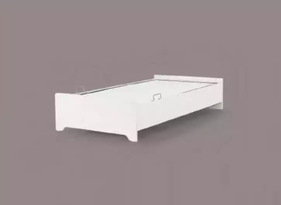 Bett Weiß Schlafzimmer Kinderzimmer Betten Holz Holzbett 100x200cm